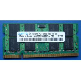 Arbeitsspeicher RAM SAMSUNG DDR2 | 1GB | 667MHz | 2Rx8 | PC2-5300S-555-12-E3