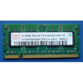 Arbeitsspeicher RAM hynix DDR2 | 512MB | 533MHz | 2Rx16 | PC2-4200S-444-12