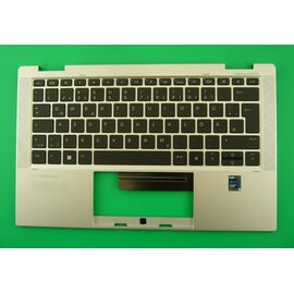 Original HP EliteBook x360 1030 G8 Tastatur inkl. Topcase Deutsch QWERTZ schwarz/silber | HPM19J9