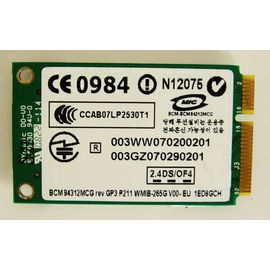 WLAN Karte Mini PCI 802.11 b/g | BCM94312MCG