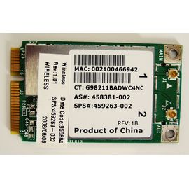 WLAN Karte Mini PCI 802.11 b/g | BCM94312MCG