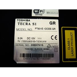Leergehuse Topcase Bottomcase inkl. Touchpad TOSHIBA Tecra S1 | V000020210