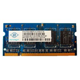 Arbeitsspeicher RAM NANYA DDR2 | 512MB | 667MHz | 2Rx16 | PC2-5300S-555 | NT512T64UH8B0FN-3C