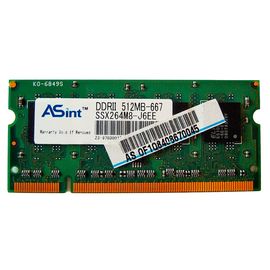 Arbeitsspeicher RAM ASint DDR2 | 512MB | 667MHz | SSX264M8-J6EE