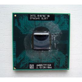 CPU Intel Core 2 Duo Mobile 2.13 GHz 1066 MHz 3 MB | SLGF7 | E916C645 | P7450