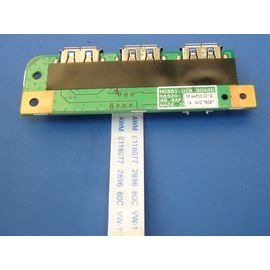 USB Board Platine mit Flexkabel MEDION Akoya MD97110 P6612 | 55.4AF03.001
