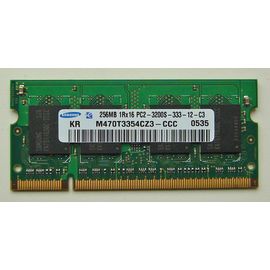 Arbeitsspeicher RAM SAMSUNG DDR2 | 256MB | 400MHz | 1Rx16 | PC2-3200S-333-12-C3