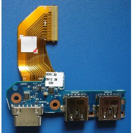 VGA / USB Board Platine inkl. Kabel HP EliteBook 840 G1 ZBook 14 | 730966-001 | 6035B0101101