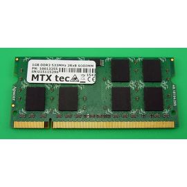 Arbeitsspeicher RAM MTX tec DDR2 | 1GB | 533 MHz | 2Rx8 | SODIMM