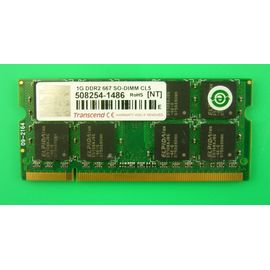 Arbeitsspeicher RAM Transcend 1G DDR2 667 SO-DIMM CL5 508254-1486 | PC2-5300S
