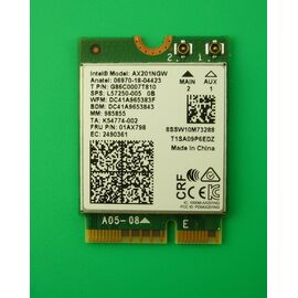 Intel Wi-Fi 6 AX201 Gig+ Karte acer Nitro 5 AN517-52 | AX201NGW | L57248-005