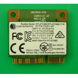 Realtek WLAN WiFi Karte + Bluetooth 4.0 802.11b/g/n HP 355 G2 753077-001 | RTL8723BE